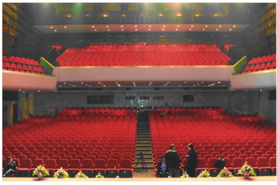 Nội thất hội trường Cung Văn Hóa Hữu Nghị Việt Xô